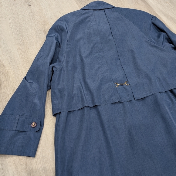 Vintage sequence women's Blue Coat size 11/12 - Picture 9 of 13